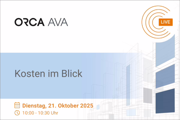 Webinar: Kosten im Blick mit ORCA AVA