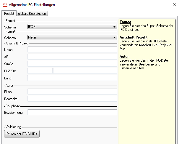 Exportmaske